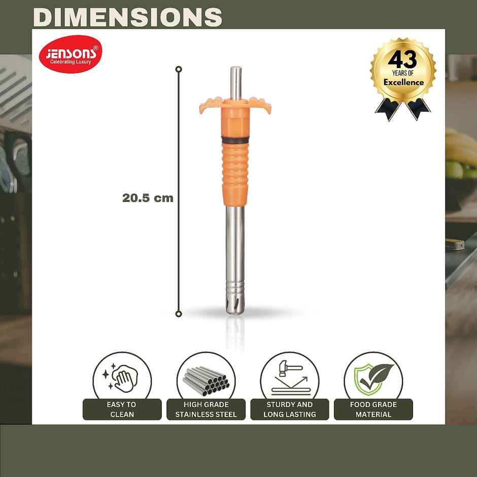 Jensons Sainless Steel Stovik Gas Stove Lighter - Assorted