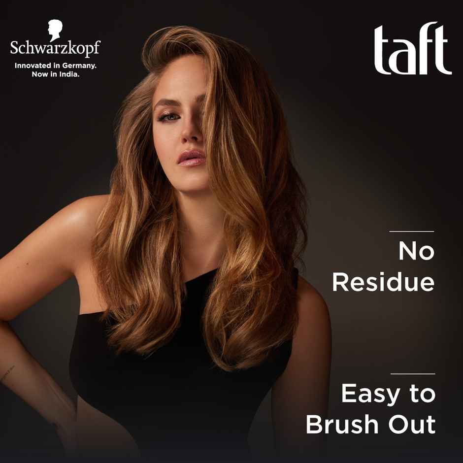 Schwarzkopf Taft Power Hold 5 Hair Spray For Heat Protection | Gives Cashmere Like Softness