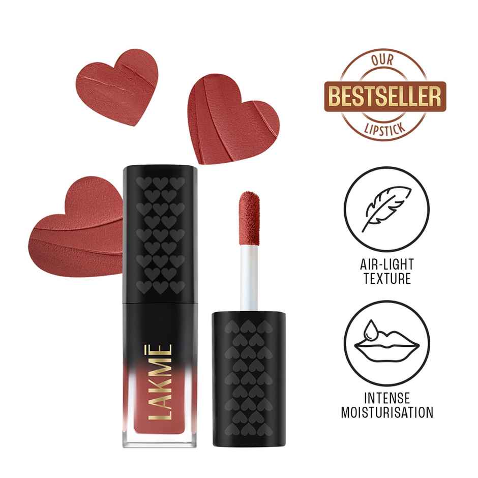 Lakme Xtraordin-airy Lip Mousse Mini | Chocolate Temptation