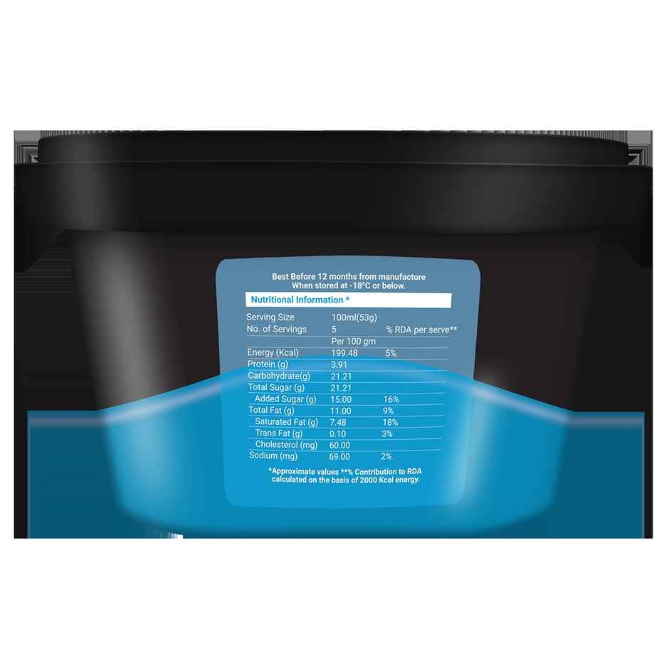 Blueberry Imported(120gms) & Dairy Day Vanilla Ice Cream Tub(500ml) Combo