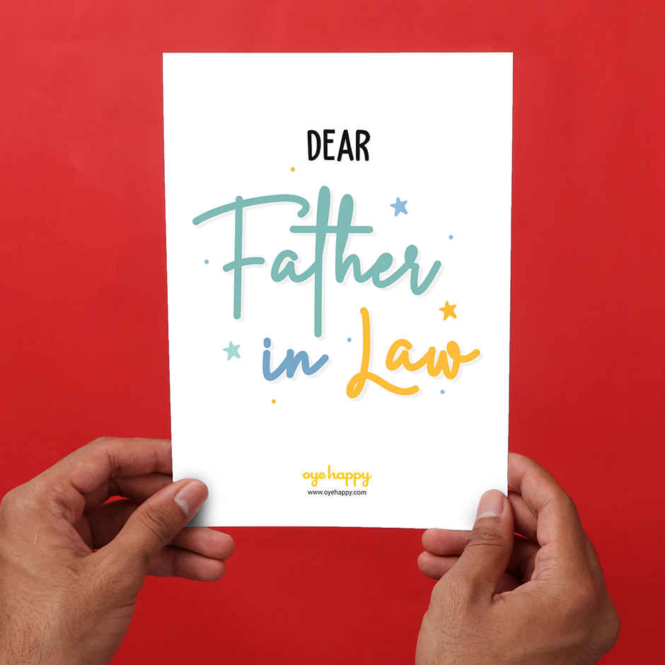 Oye Happy Father-In-Law Card