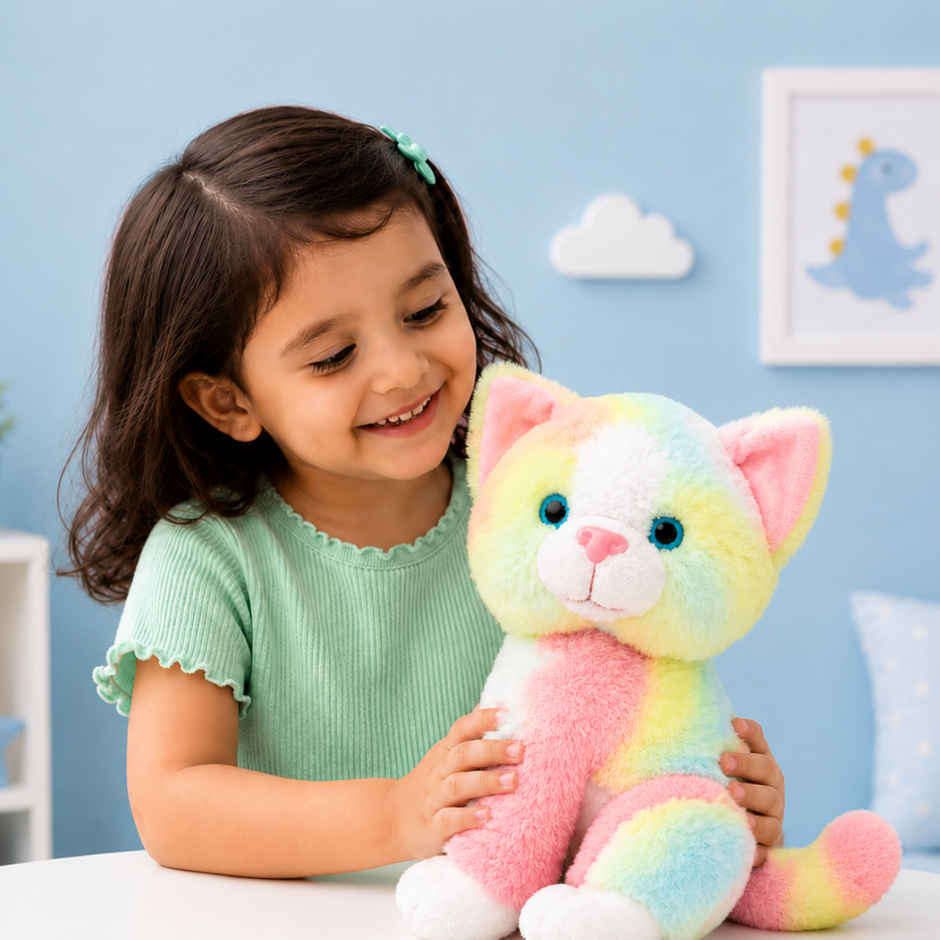 ToyTales RB Cat Plush Toy | Stuffed Animal Soft Toy | Birthday Gift for Kids | Gift Baby | 30cm