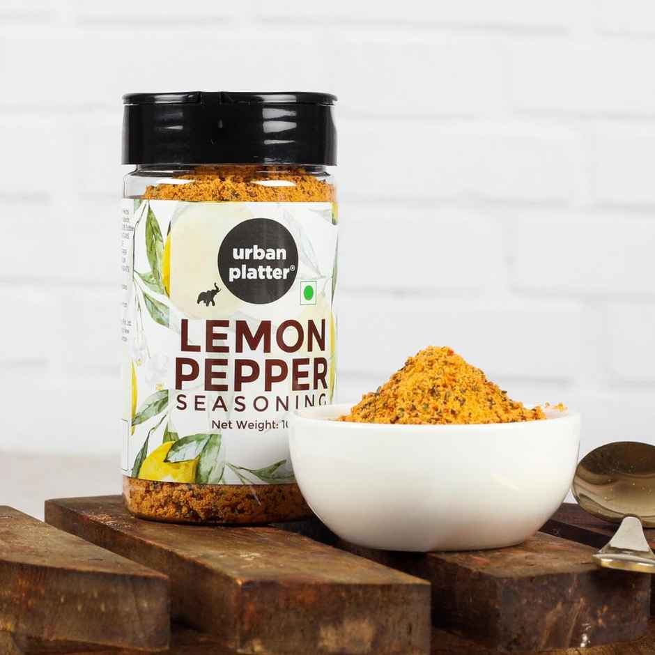 Urban Platter Lemon Pepper Seasoning Mix Shaker Jar