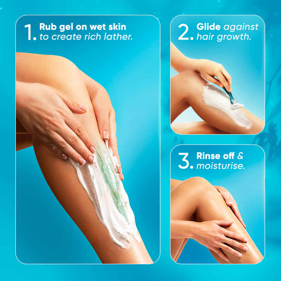 Gillette Venus Smooth Shave Gel for Women with Aloe Vera