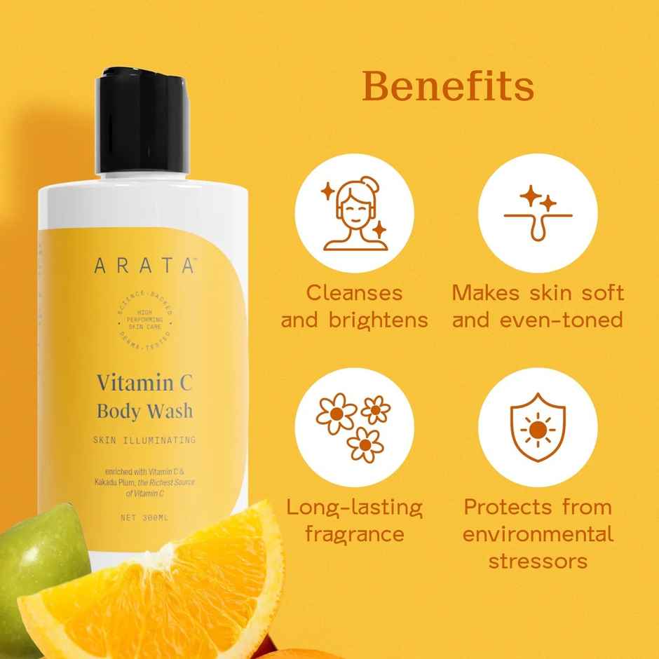 Arata Vitamin C Brightening Body Wash