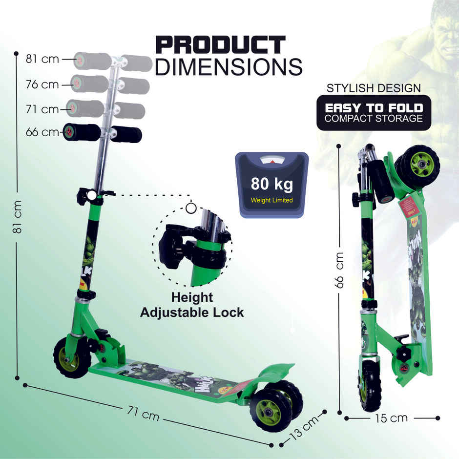 Toyzone Hulk Scooter Giant