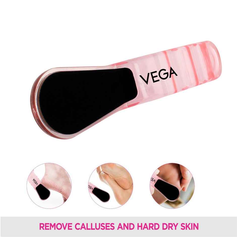 VEGA Dual Sided Pedicure File Removing Hard Dry Skin - Assorted