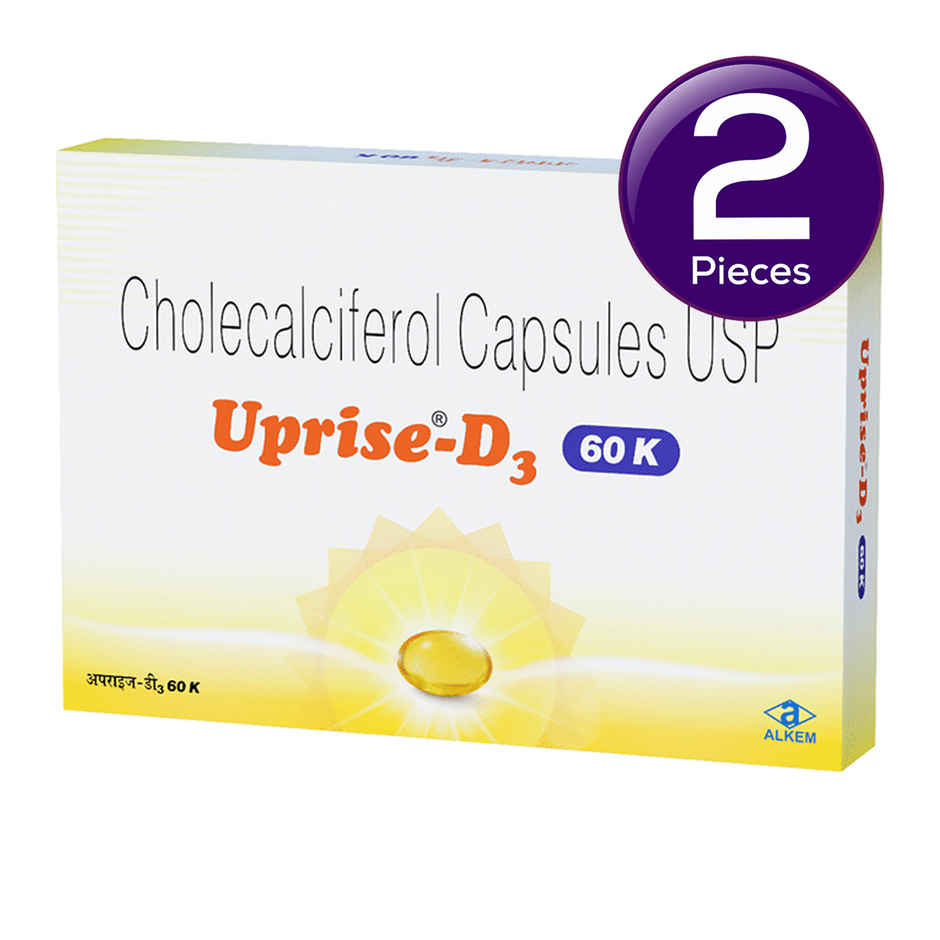 Uprise-D3 60K Vitamin D3 Capsule Combo