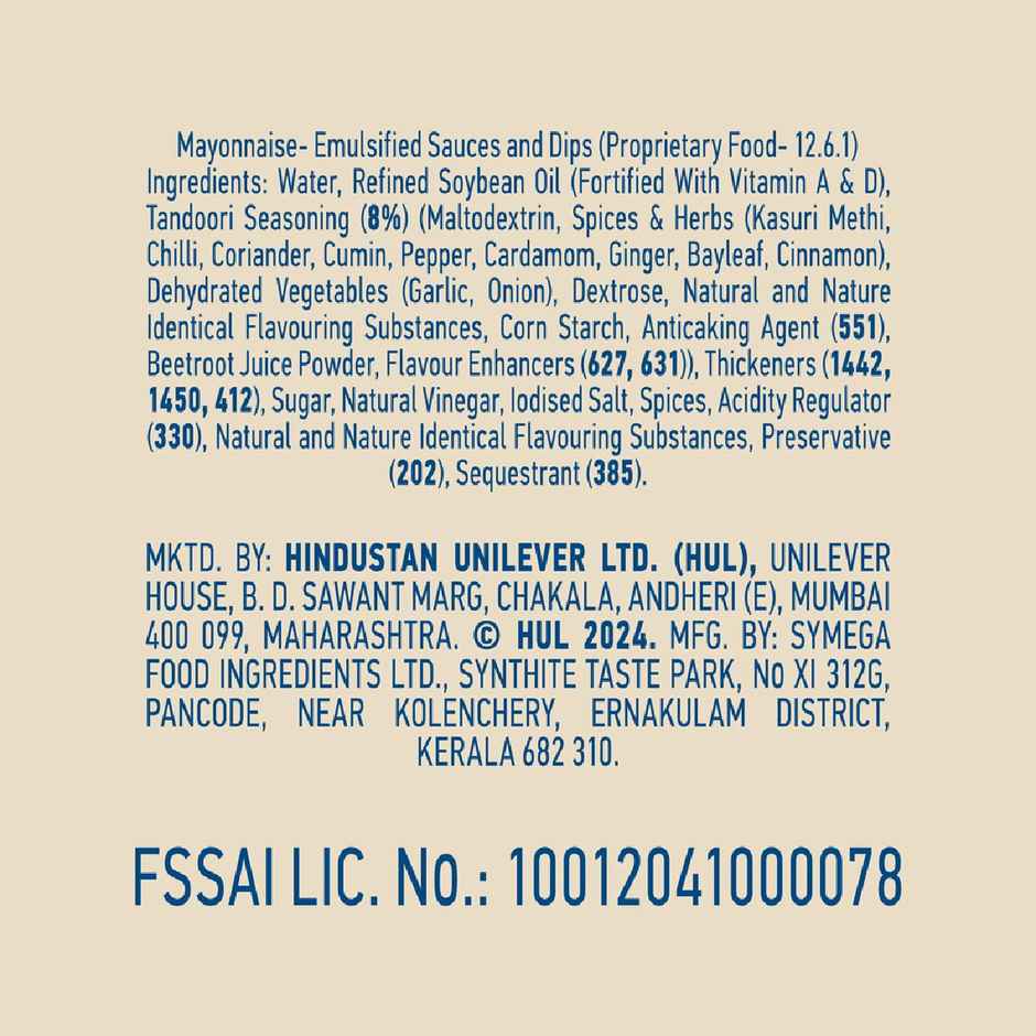 Hellmann's Mayo Smoky Tandoori