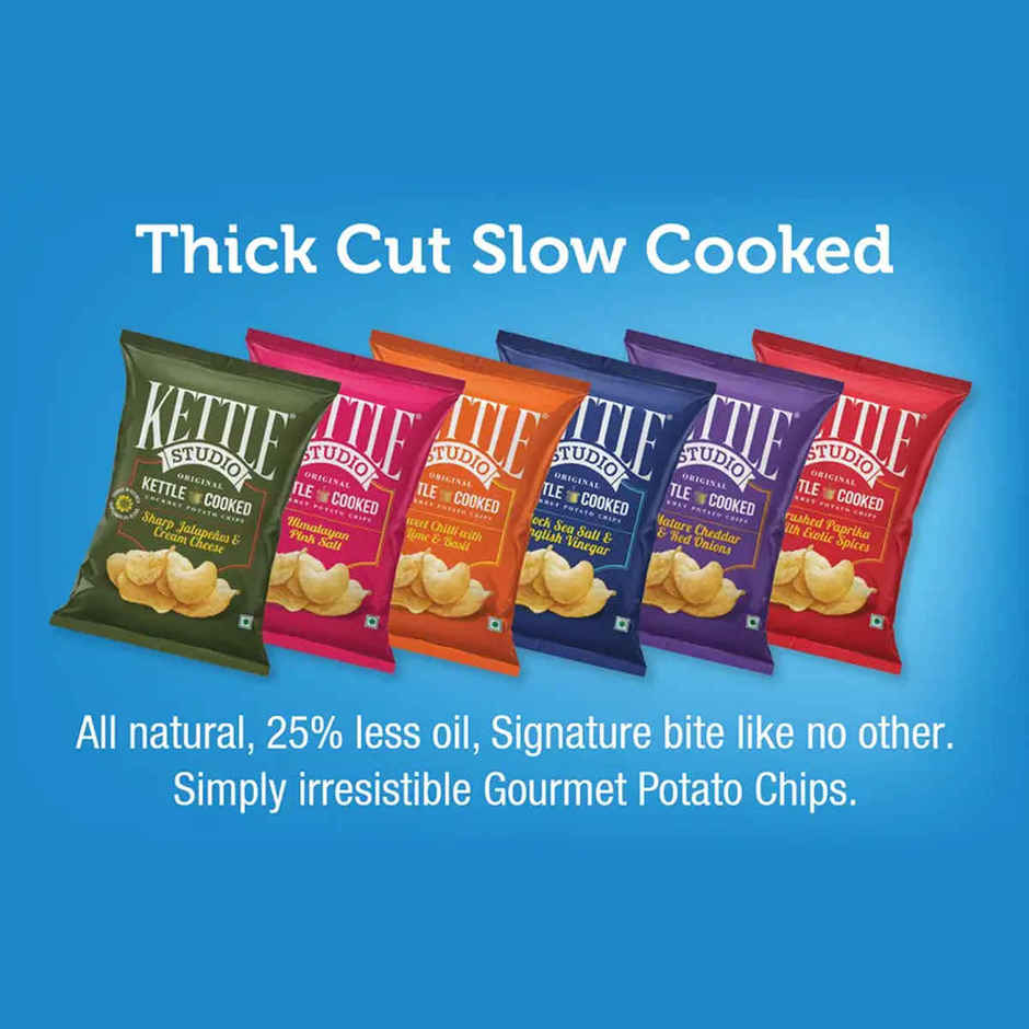 Kettle Studio Rock Sea Salt & English Vinegar Potato Chips