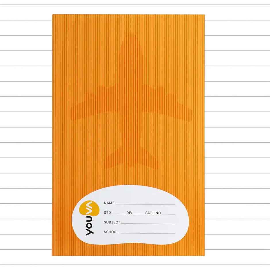 Navneet Youva Brown Soft Bound Single Line 172 Pages Long Book 17cm x 27cm Combo