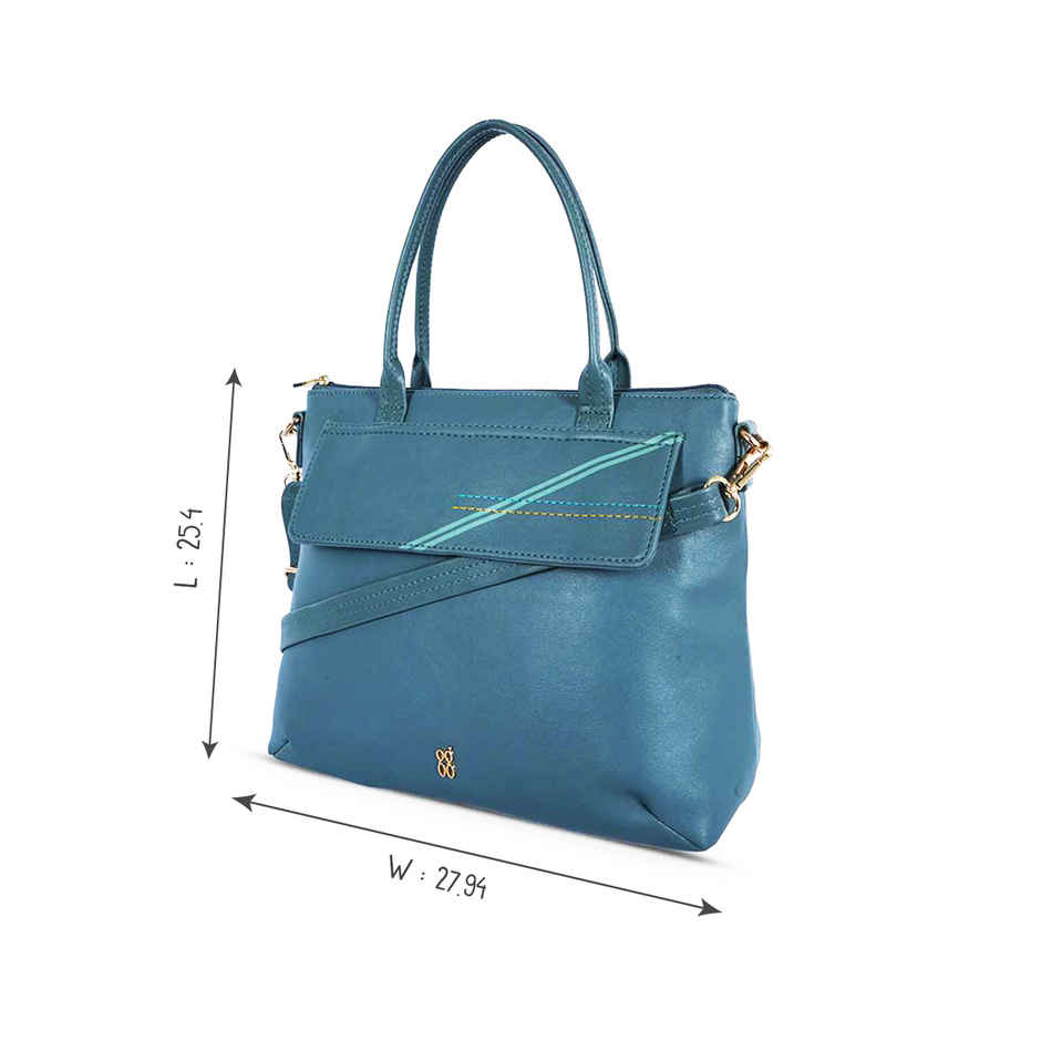 Baggit Women Stifle Satchel Bags | Deep Ocean
