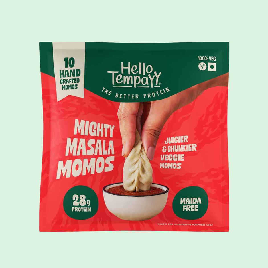 Hello Tempayy Masala High Protein Veg Momos | Maida Free