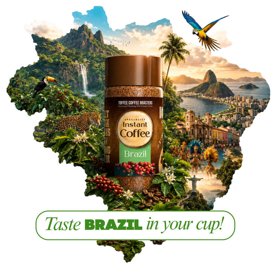 Toffee Brazil Speciality Coffee Roasters Organic Instant Coffee