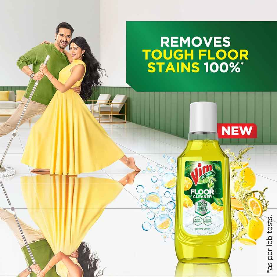 Vim Lemon Sparkling Floor Cleaner