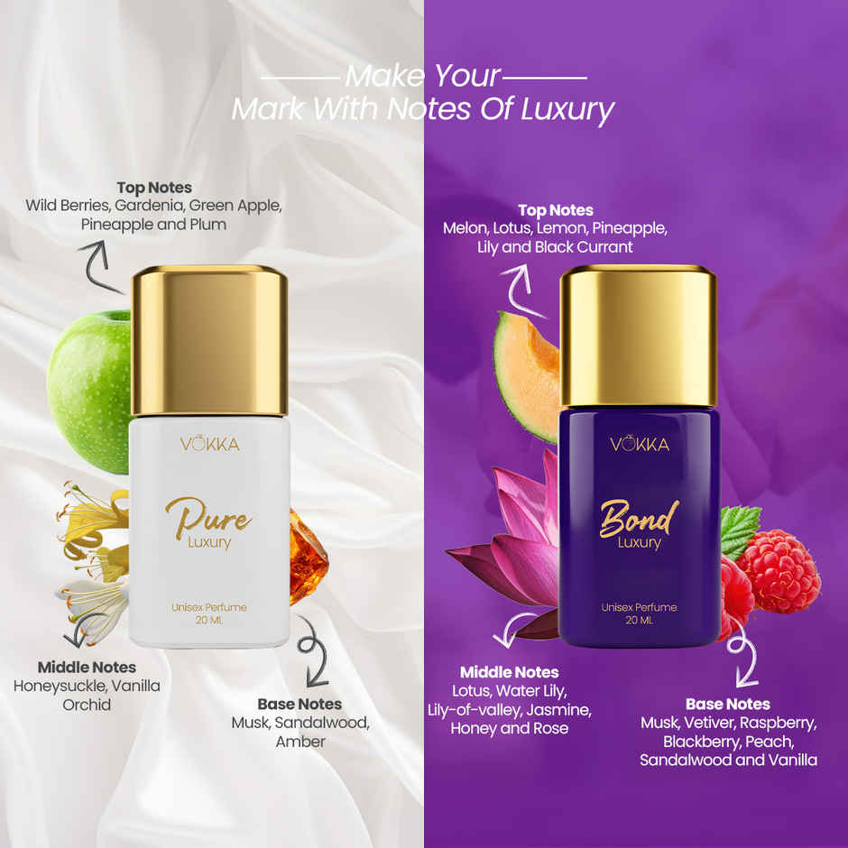 Vokka Bond Collection Luxury Unisex Perfume Gift