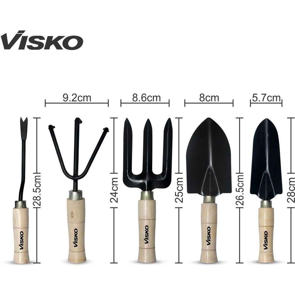 Visko 540 Garden Tool Kit | 5 Pcs Set | Garden Tool Kit