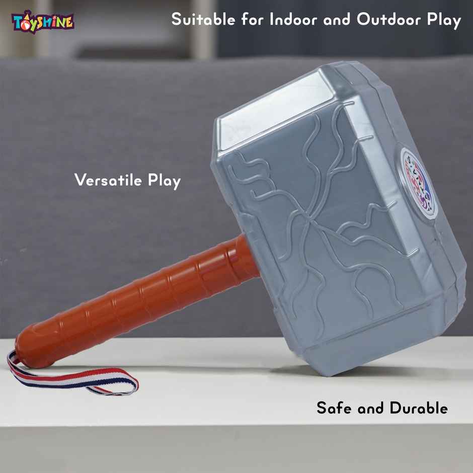 Toyshine Battle Hammer Role Play Toy Weapon AccesBAUy Inspired By The Comics Super Hero, 5+ Years