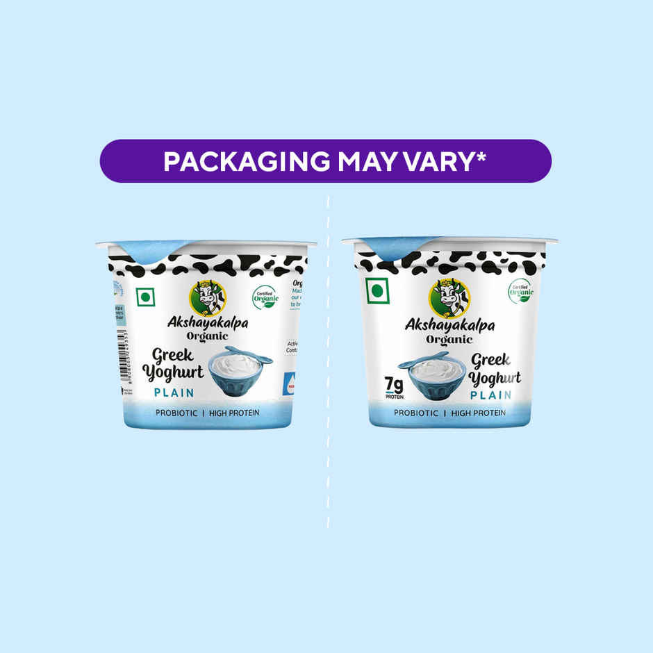 Akshayakalpa Organic Greek Yogurt - Natural
