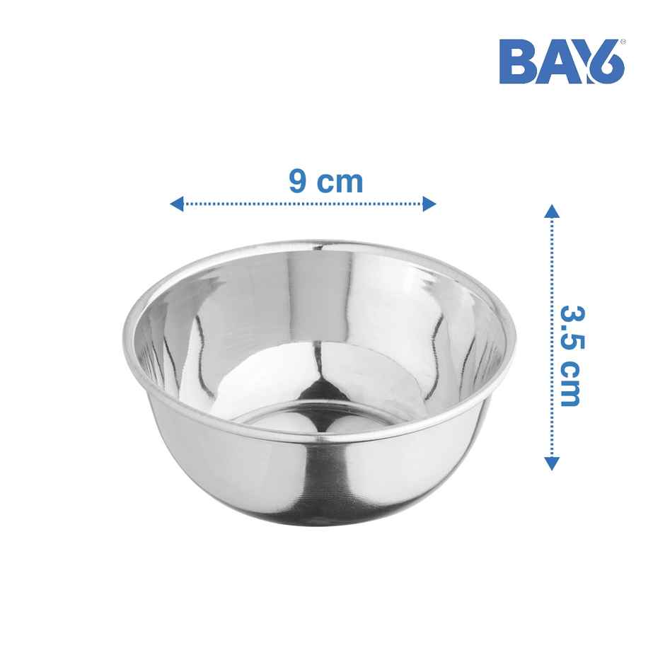 BAY6 Steel Mukta Vati / Bowl 5 Inch - (4pc)