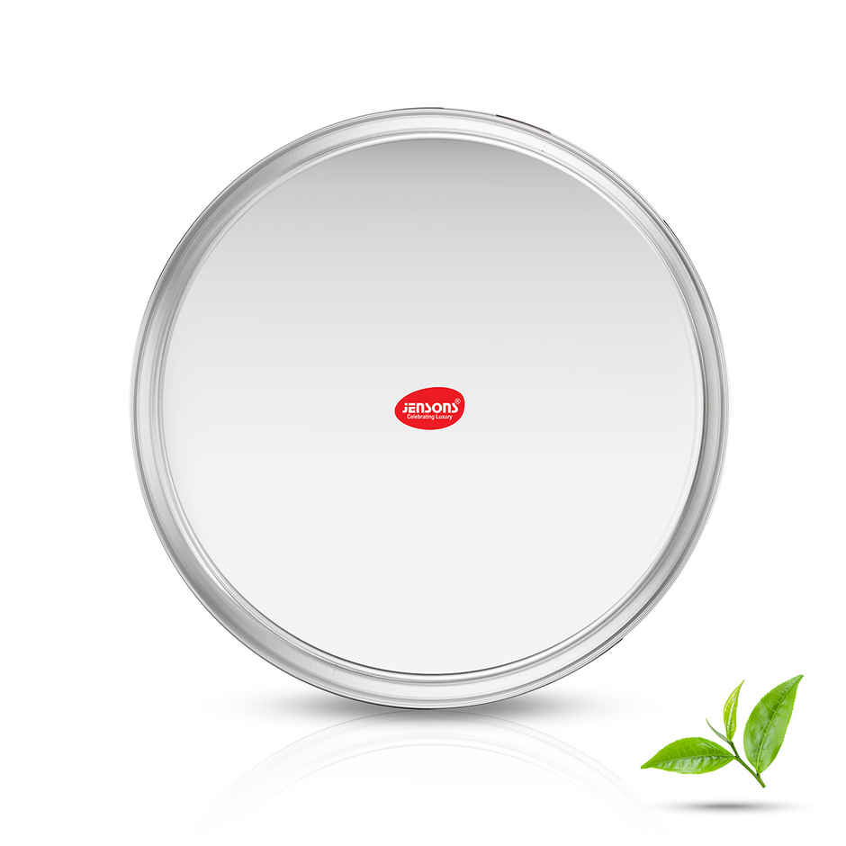Jensons Stainless Steel Khomcha Plate | 13 Inch