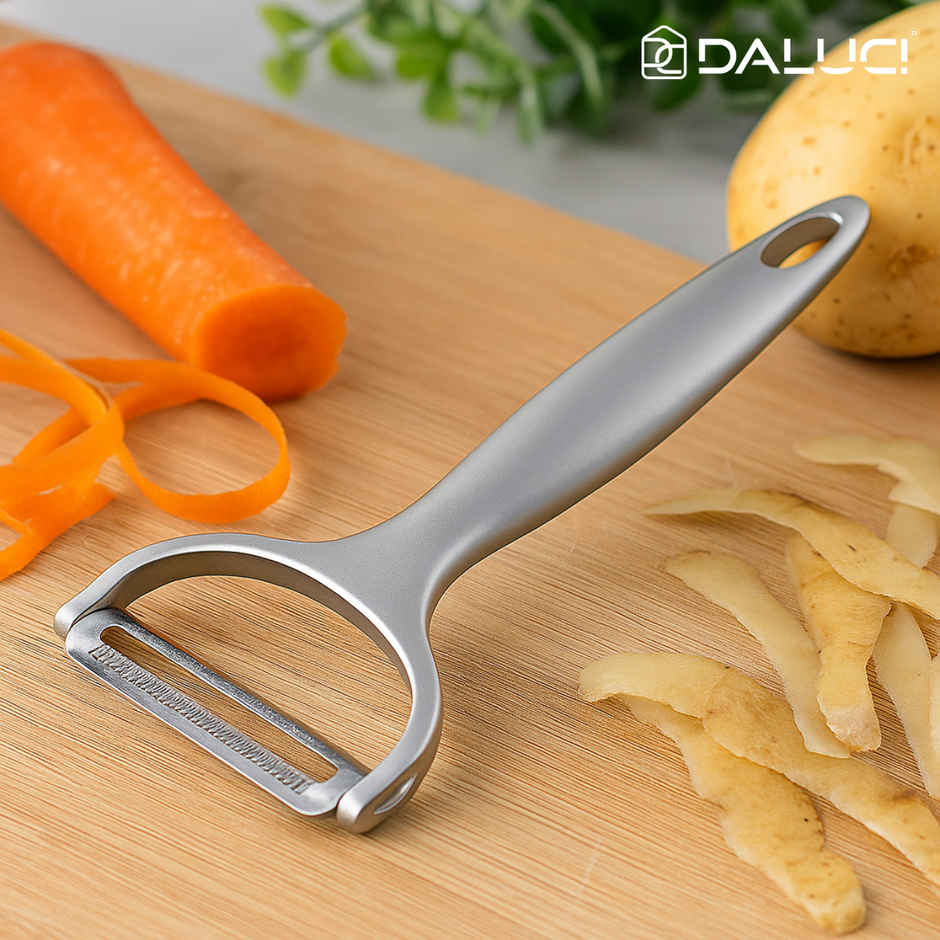 DALUCI Stainless Steel Vegetable Peeler Sharp Blade for Effortless Peeling of Fruits Vegetables