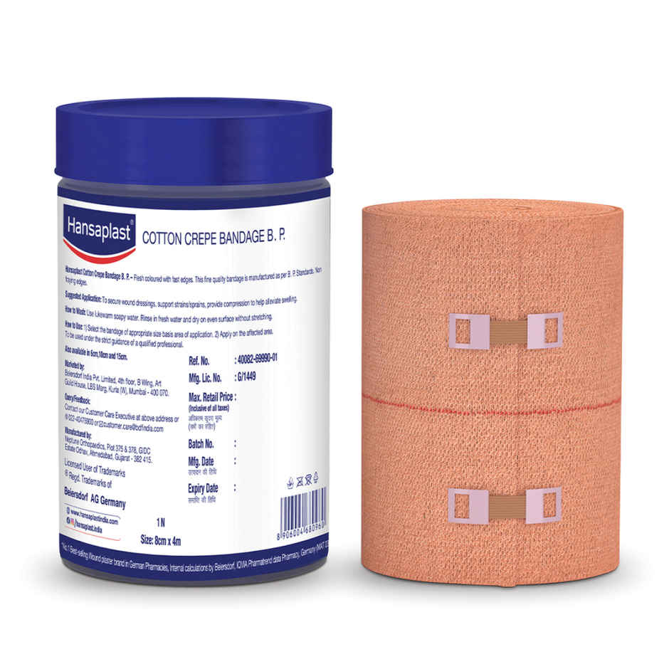 Hansaplast Crepe Bandage (8 CM X 4 M)