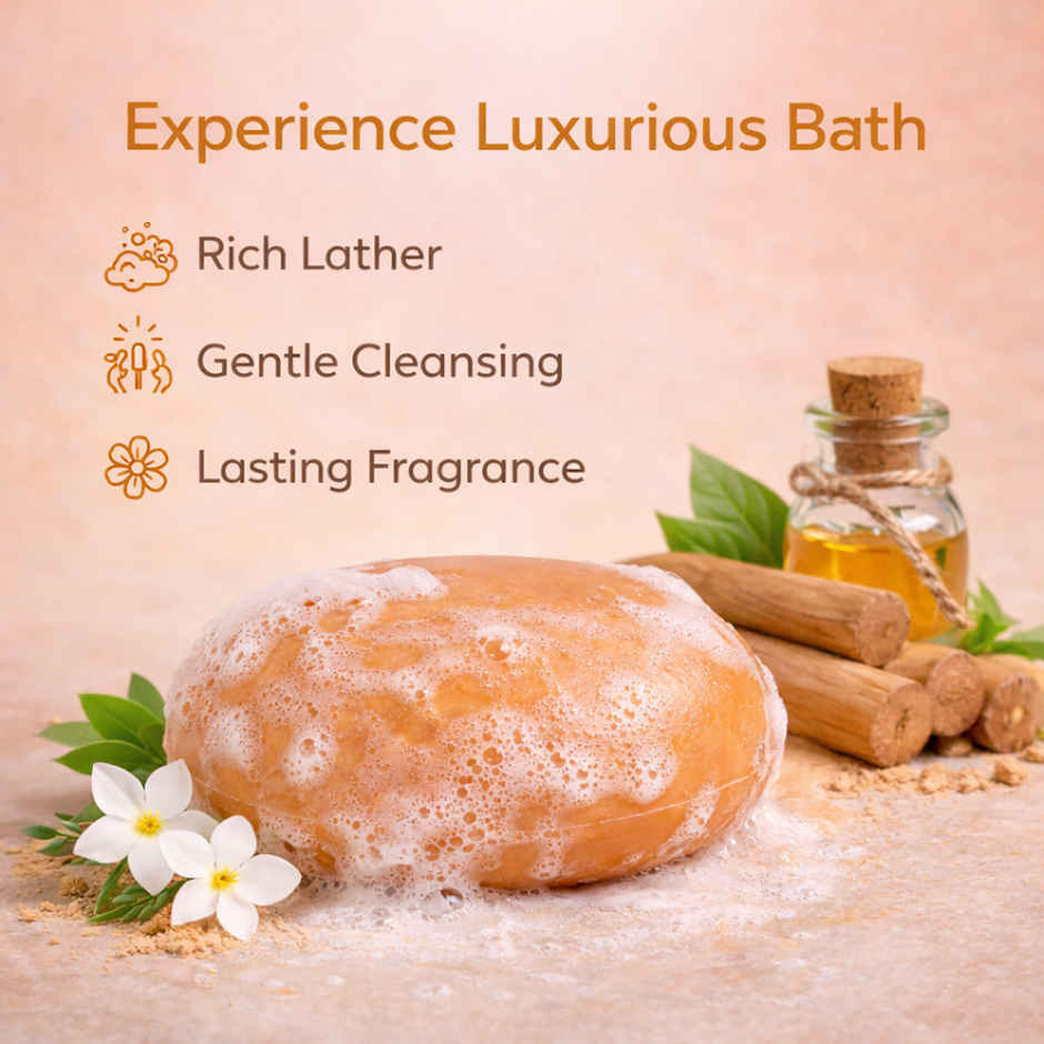 Sanfe Natural Sandalwood Soap | Gentle Daily Cleansing