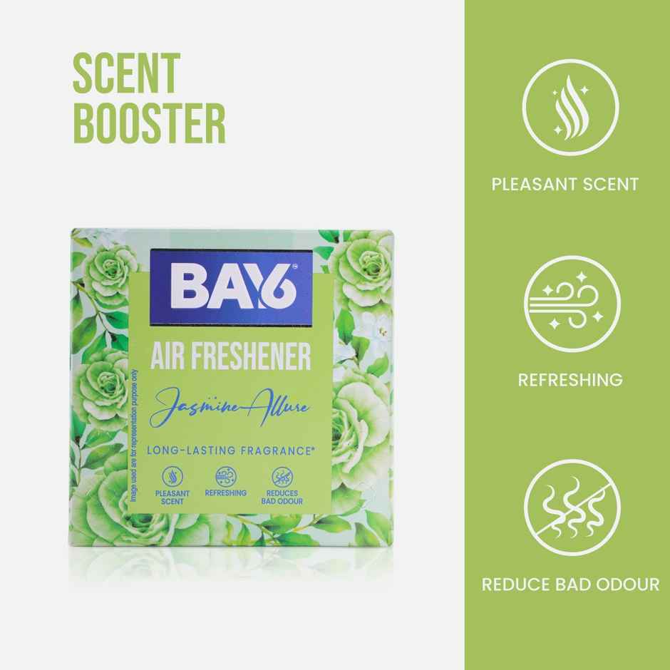 BAY6 Bathroom Air Freshener Blocks - Jasmine - Long Lasting Fragrance