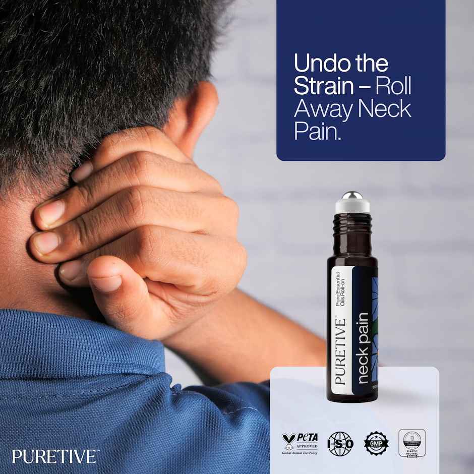 Puretive Neck Pain Roll-On for Neck and Shoulder Pain Relief