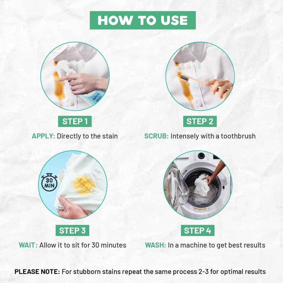 Born Good Plant Based Fabric Stain Remover For Clothes | Biodegradable Combo