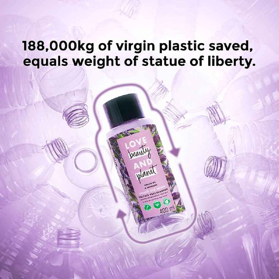 Love Beauty and Planet Argan Oil And Lavender Paraben Free Smooth And Serene Conditioner