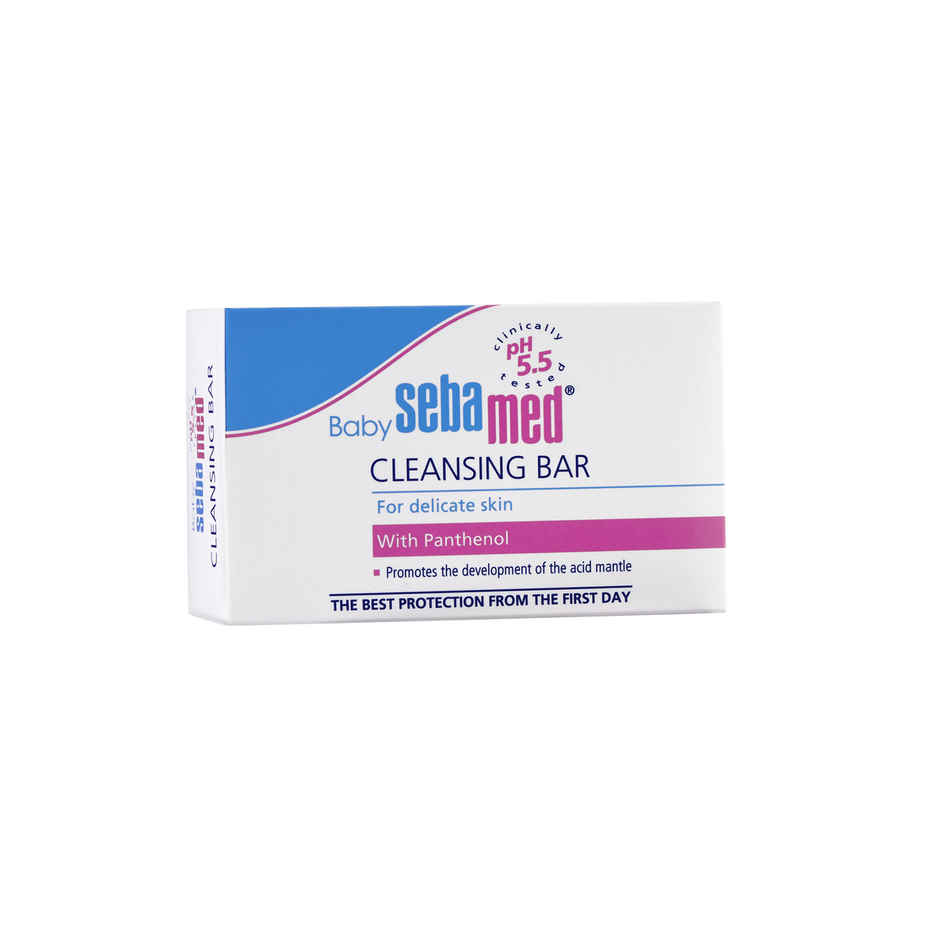 Baby Sebamed Cleansing Bar | pH 5.5 | Newborn bathing | Soap Free | Tear Free