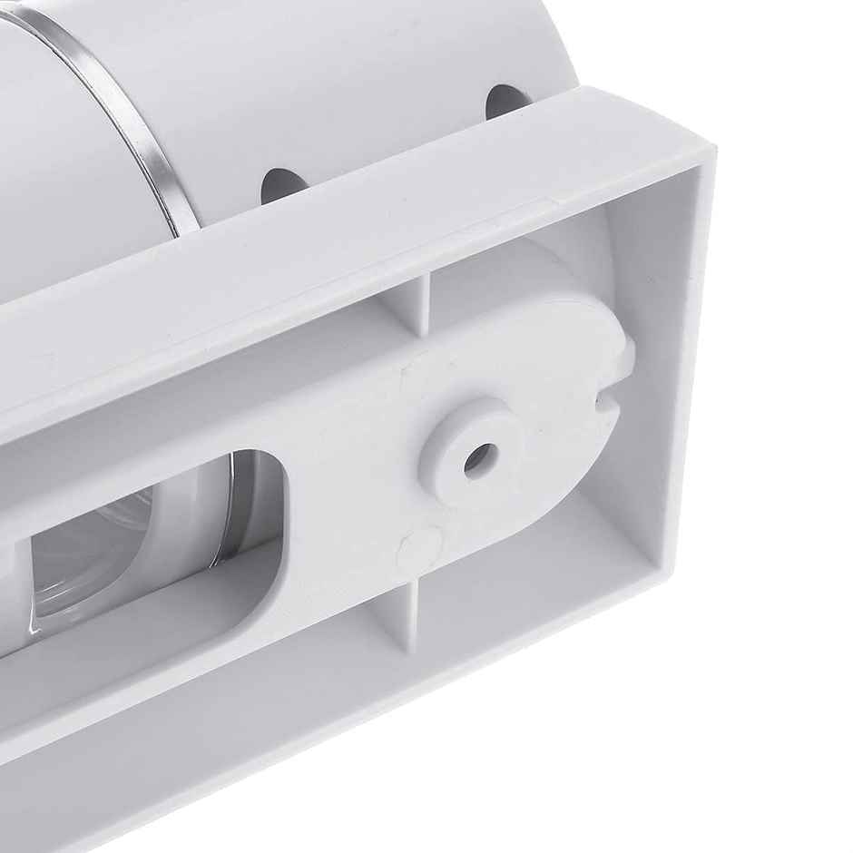 Bronson Professional Plastic Soap Dispenser | Wall Mounted Cylindrical White