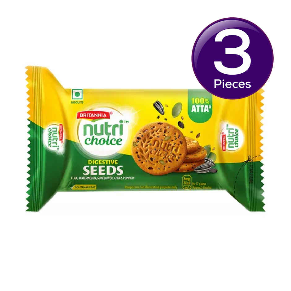 Britannia Nutrichoice Seeds Flavoured Biscuits Combo