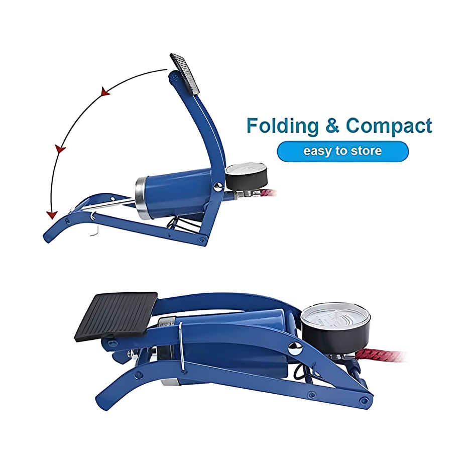 Portable Foot Air Pump for Bikes & Bicycles | Essential Gear