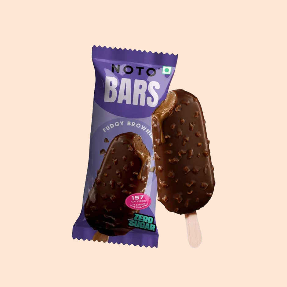 NOTO Fudgy Brownie Sugar Free, Guilt Free Bar