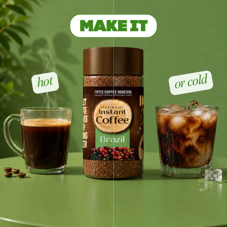 Toffee Brazil Speciality Coffee Roasters Organic Instant Coffee