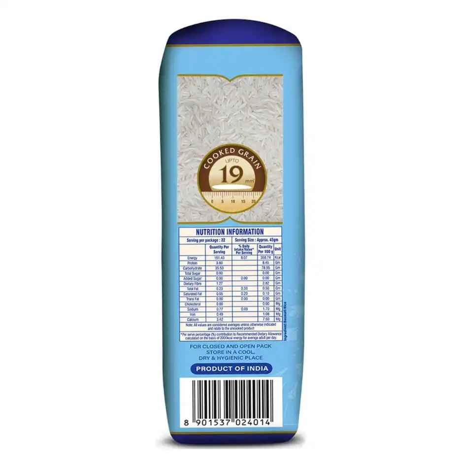 Daawat Traditional Pure Basmati Rice | Extra Long Grain