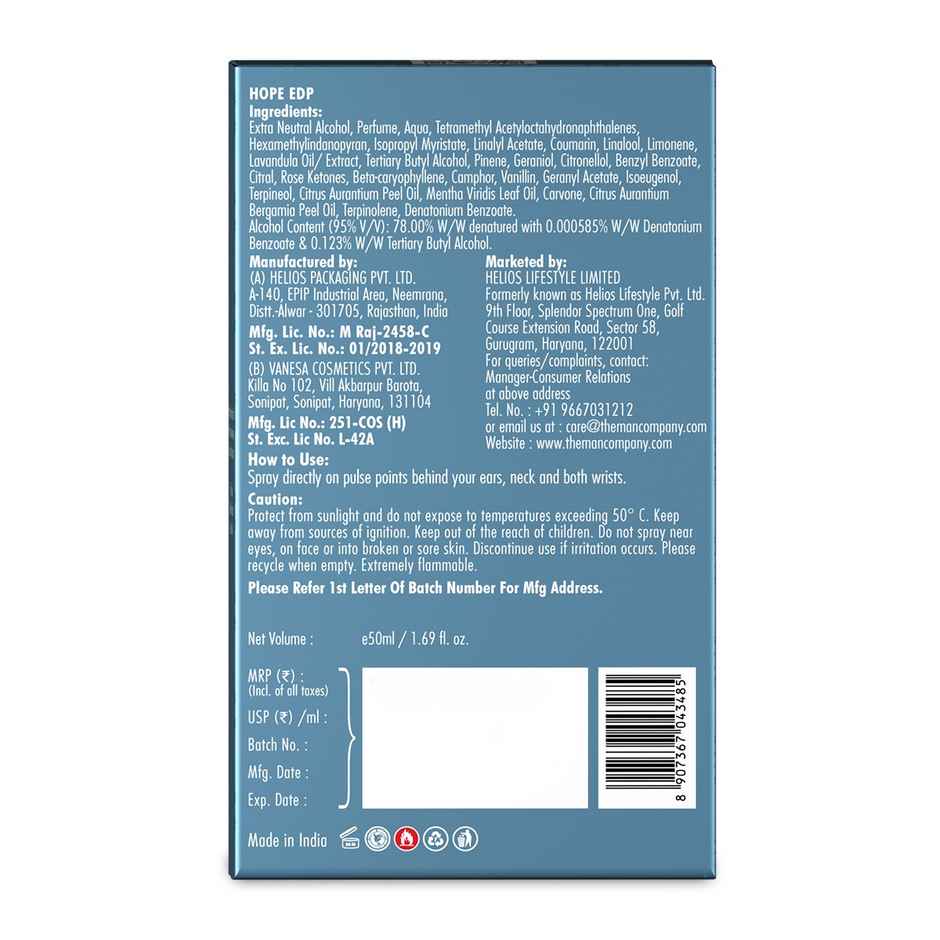 The Man Company Mens Perfume | Hope