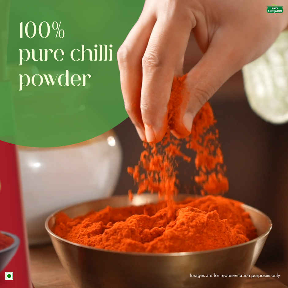 Tata Sampann Kashmiri Red Chilli Powder With Natural Oils Kashmiri Lal Mirch Powder