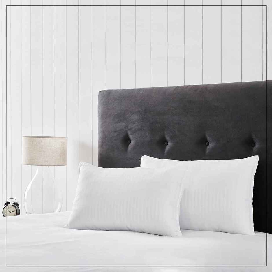 Home Elegance by myTrident Comfort Living I Anti Microba Pillow | 43cm x 69cm | White