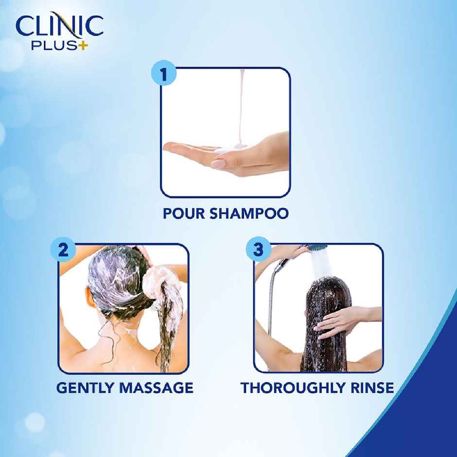 Clinic Plus Strong & Long Shampoo with Milk Proteins and Multivitamins