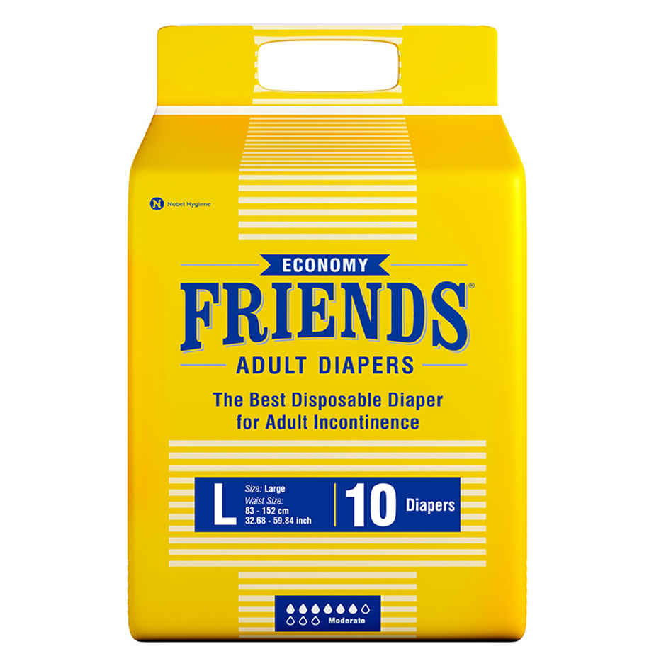 Friends Adult Diaper Tape  | L | 29.53-57.09 inch | Economy Type