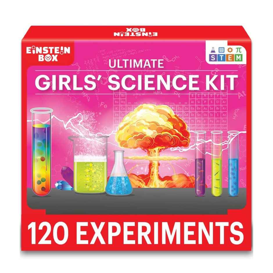 Einstein Box Ultimate Girls' Science Kit For Girls Ages 6-8-10-12 Years