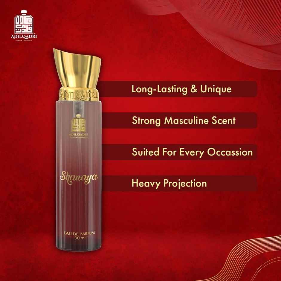 Adilqadri Shanaya Perfume For Men and Women Arabic & French Blend Long Lasting Fragrance Eau De Parfum