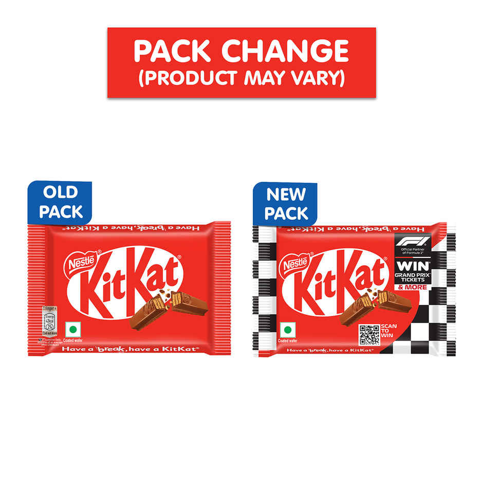 Nestlé KitKat Formula 1 Edition | Choco-Coated Wafer Bars | 4 Fingers