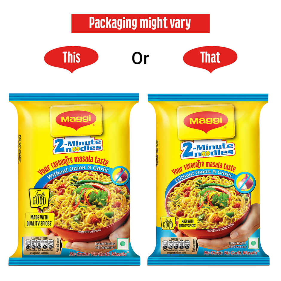 Maggi Masala Noodles No Onion No Garlic Combo