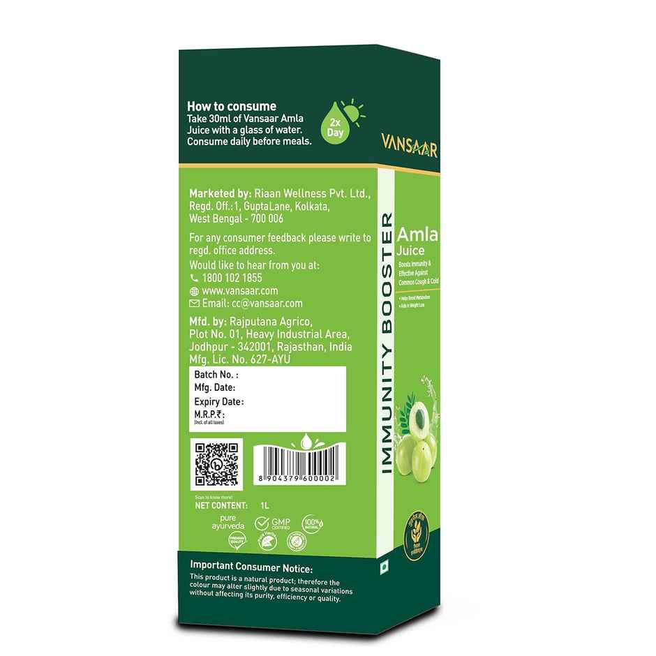 Vansaar 45+ Amla Juice