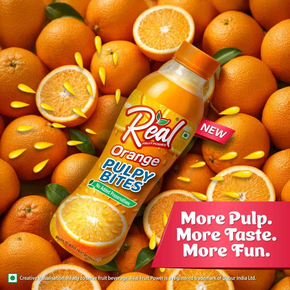Real Fruit Power Pulpy Orange Juice